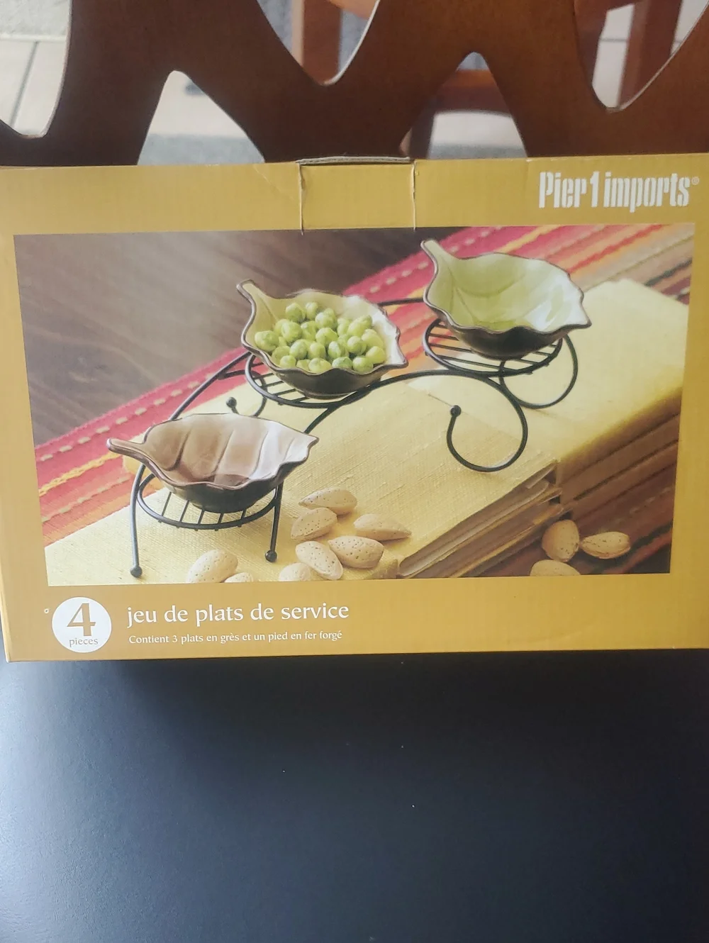 Pier 1 Imports 4 Piece Serving Set NIB